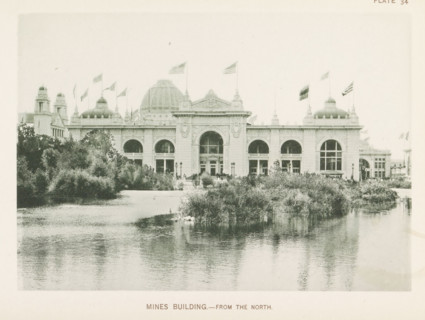 View of the building for mines and mining, designed by Solon Spencer Beman at the World's Columbian