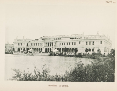 Woman's Building, View of the Women's Building, designed by Sophia Hayden at the World's Columbian