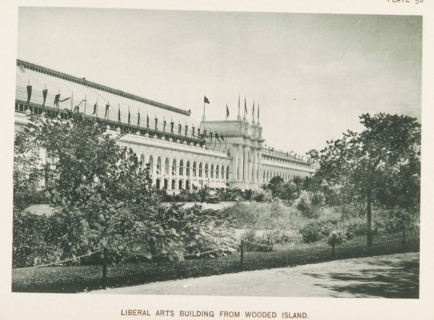 View of the Engineering and Liberal Arts Building during the World's Columbian Exposition in