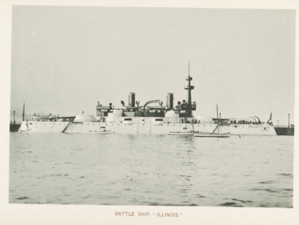 Battleship Illinois at the World's Columbian Exposition in Chicago in 1893, Battle ship 'Illinois',
