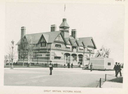Great Britain, Victoria House, View of Victoria House, the Great Britain pavilion at the World's