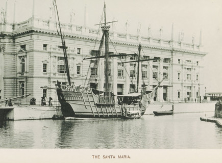 The Santa Maria, Replica of the Santa Maria, a sailing ship of Christopher Columbus, at the World's