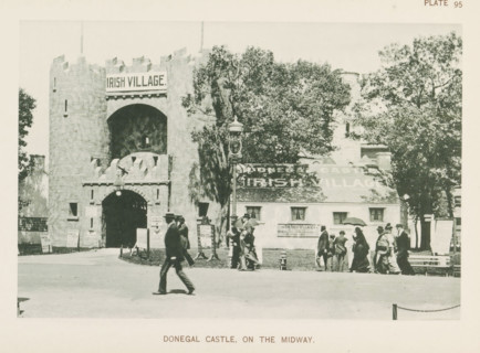 Donegal Castle, on the Midway, View of Ireland's contribution with a replica of Donegal Castle at