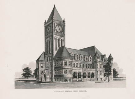 Photomontage of four public schools in Colorado Springs, Colorado Springs public schools, page,