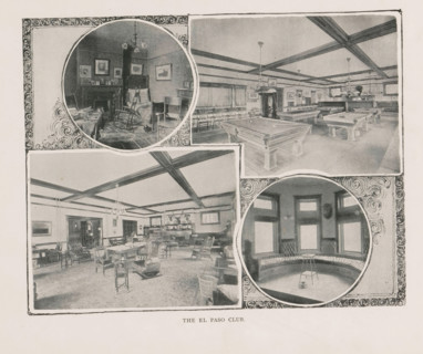 The El Paso Club, Photomontage of the interior of the El Paso Club in Colorado Springs, page,