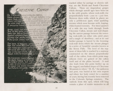 Passage in the rocks of Williams Canyon in Colorado, The Narrows, Williams Cañon, page,
