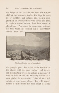 Across the Gorge to Esarptment of the East peak, View of a seated man in the mountains, page,