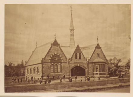 Memorial of William R. Dimmock, master of Adam Academy, photograph, page, Quincy, c. 1873 - in or