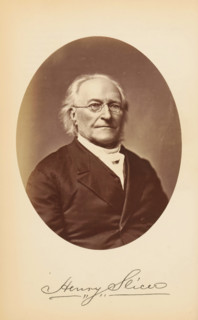 Henry Slicer, Portrait of Henry Slicer, photograph, page, photographer: Bendann Bros., c. 1866 - in