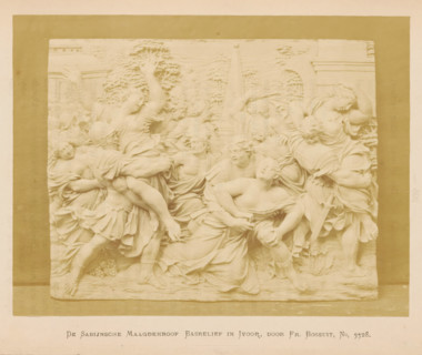 The Rape of the Sabine Women in Ivory, by Fr. Bossuit, Relief depicting the Rape of the Sabine