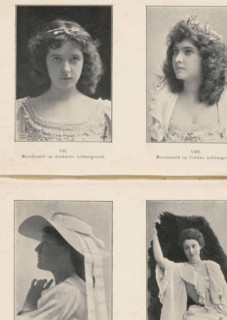 VIII., Bust on light background, Sample image, showing a bust of a woman against a light