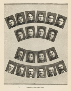 Composite Photographs, Twenty examples of portraits of unknown people composed from various