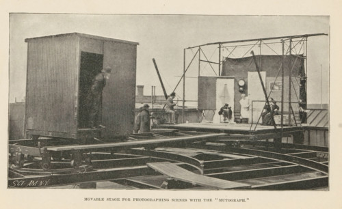 Movable Stage for Photographing Scenes with the 'Mutograph', Page, photomechanical print,