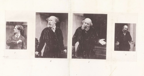 Four portraits of unknown men presumably showing helplessness, page, photomechanical print, number: