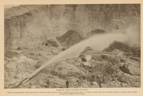 View of Hobson Mine in Placer County, California, Hobson Mine, Placer County, page, photomechanical