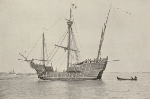 The 'Santa Maria', page, photomechanical print, photographer: J. Byron, cliché maker: Andrews & Son