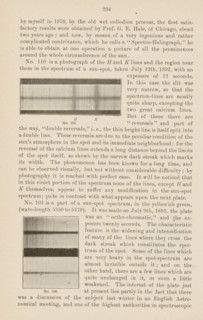Two views of sunspots, page, photomechanical print, number: 'No. 110.No. 108.', c. 1892-07-09 - in