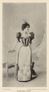 Flash-light study, page, photomechanical print, photographer: Charles Louis Klary, Paris, cliché