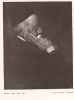 Bildnis: Georg Fred. Watts, Portrait of Georg Frederick Watts, George Fredrick Watts, page,