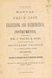 Interior of a room with mathematical instruments, Rear portion graduating room of Wm. J. Young &