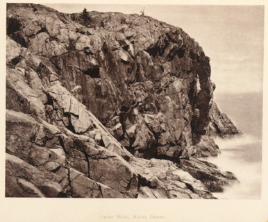 Great Head, Mount Desert, View of Great Head on Mount Desert Island, Maine, page, photomechanical