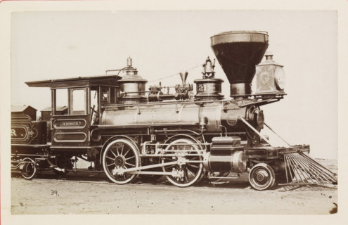 American steam locomotive, photograph, page, number: '39', United States of America, c. 1871 - in