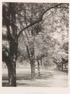 Old wall avenue, photograph, page, photographer: Edward H. Hart, United States Naval Academy,