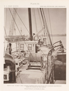 View of the deck of the George S. Blake, page, photomechanical print, name: 'Heliotype Printing Co