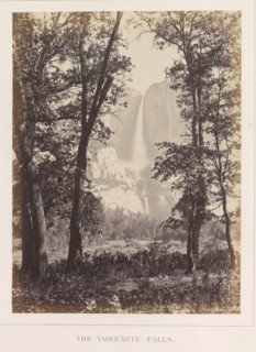 View of Yosemite Falls, The Yosemite Falls, photograph, page, number: 'X.', photographer: Carleton