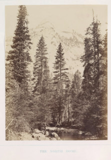 View of the North Dome in the Yosemite Valley, The North Dome, photograph, page, number: 'XIII.',