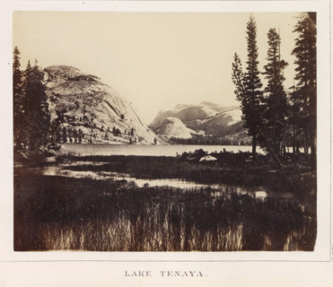 View of Tenaya Lake, Lake Tenaya, photograph, page, number: 'XXVI.', photographer: W. Harris,