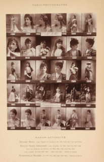 Thirty portraits of Nellie Melba, Sigrid Arnoldson and Marthe Brandès in various theater roles,