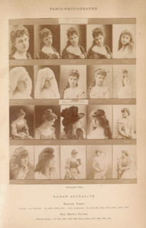 Twenty portraits of Cora Urquhart Brown-Potter and Madame Ilbert, photograph, page, number: '6895,