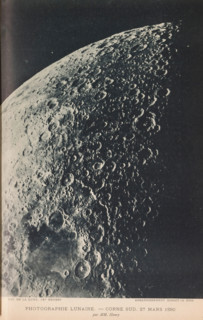 View of part of the moon's surface, Photographie lunaire - corne sud. 27 mars 1890, page,