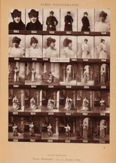 Thirty portraits of Sarah Bernhardt as Joan of Arc, Sarah Bernhardt, role de Jeanne d'Arc, page,