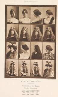 Sixteen portraits by Cléo de Mérode, page, photomechanical print, number: '12356A, 12362',