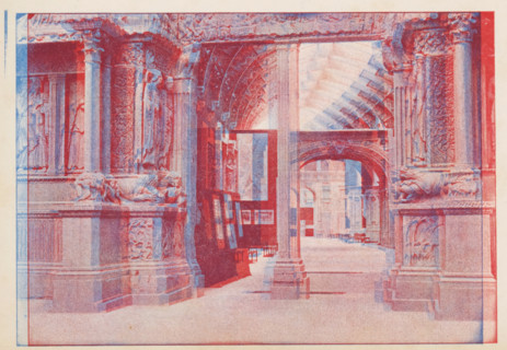 View of an entrance to a room of the Musée archeologique du trocadéro, Musée archeologique du