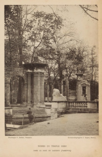 Ruins of a Greek temple in Lazienki Park, Ruines du temple grec - dans le parc de lazienki