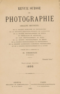 Revue suisse de photographie, Société genevoise de photographie ... et al., book, number: '194',