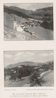 View of Chandolin, Switzerland, Vue générale de Chandolin (Val d'Anniviers), page, photomechanical