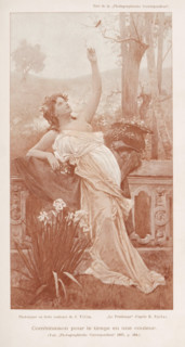 Combinaison pour le tirage en une couleur, Reproduction of Le Printemps by K. Spilar, reproduction,