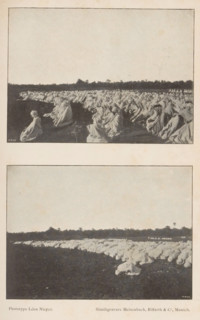 La Prière, Groups of people praying, page, photomechanical print, maker: Léon Niepce, cliché maker: