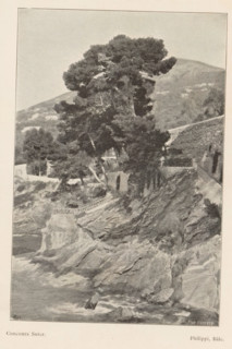 Mountain landscape, page, photomechanical print, monogram: 'AG ph.', inscription: 'Phot. Corresp.',