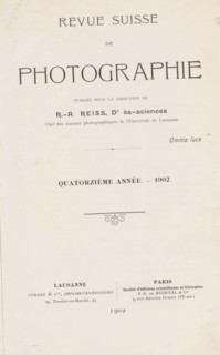 Revue suisse de photographie, book, collector's mark: 'Dr. Frans de vos, 64 tot Rivierenlaan, 64,
