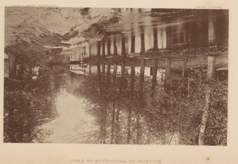 Les Bords de l'Epte, a Gisors, Bank of the river Epte near Gisors, France, page, photomechanical