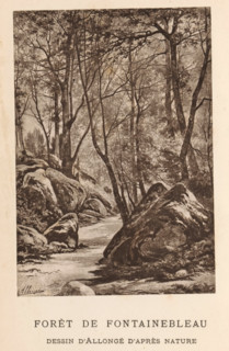 Reproduction of Forêt de Fontainebleau by Auguste Allongé, Forêt de Fontainebleau, reproduction,