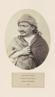 Portrait of the Maharaja of Chota Nagpur, photograph, page, number: '(24)', inscription: 'CHUTTRO
