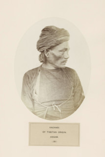 Portrait of an unknown man from the Kachari community of Assam, photograph, page, The Kacharis fall