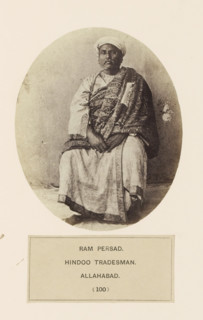 Portrait of a tradesman Ram Persad from Prayagraj, Uttar Pradesh, India, photograph, page,