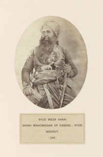 Portrait of Meer Khan from Meerut, Uttar Pradesh, India, photograph, page, number: '(154)',